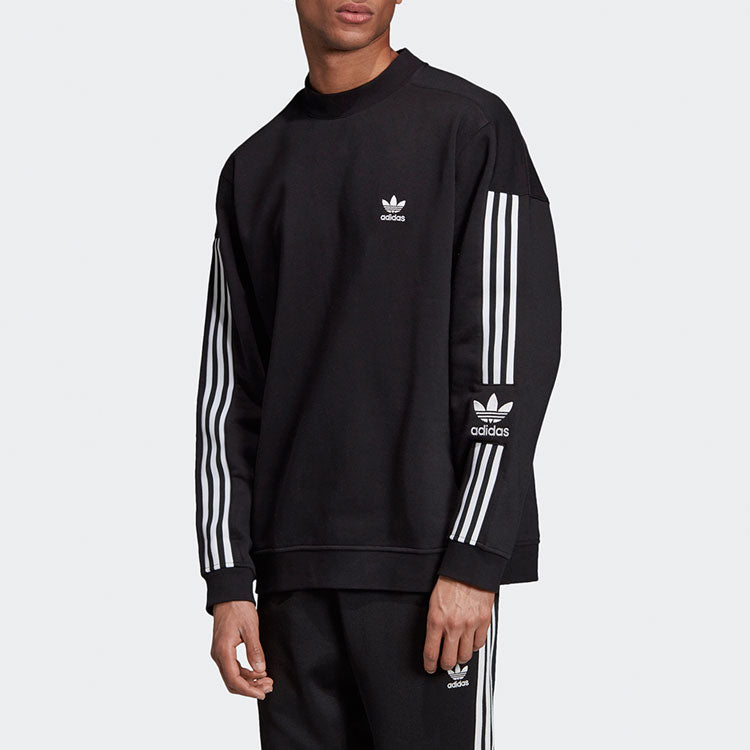 adidas originals Lock Up 3-stripes Sweatshirt Men Black ED6121