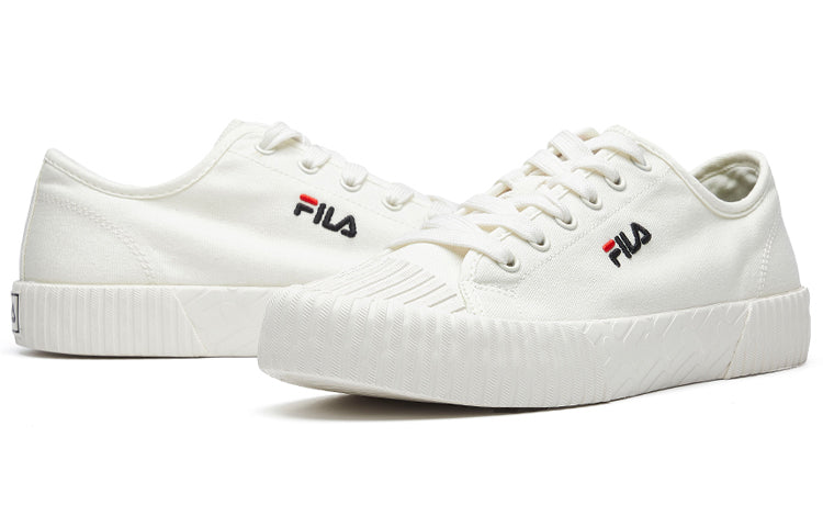 FILA Fmc Series Carve Low-Top Canvas Sneakers Cream-White F12M034415FSW
