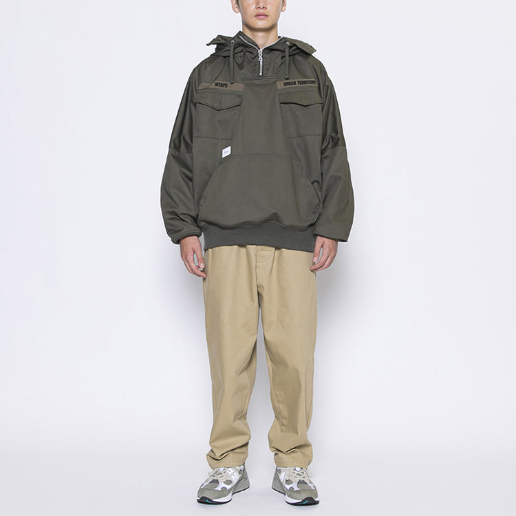 Men's WTAPS Half Zipper Pocket Jacket 202WVDT-JKM05