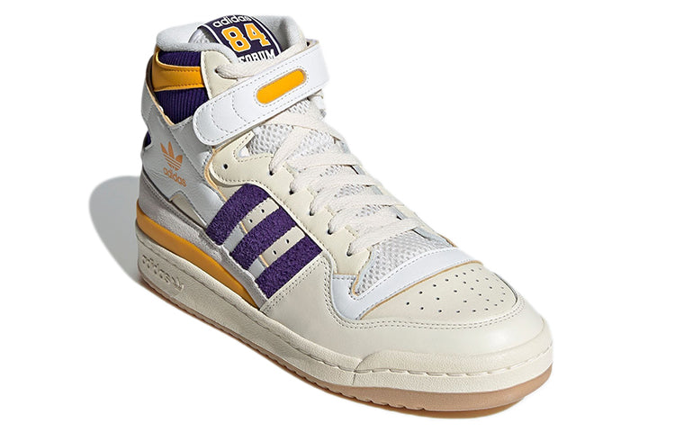 adidas Originals Forum 84 High Shoes 'Cream White Collegiate Purple Collegiate Gold' GX9054