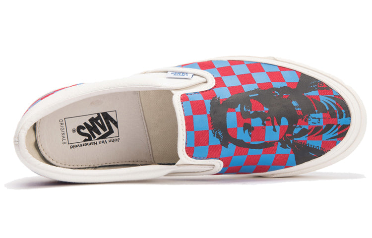 Vans John Van Hamersveld x OG Slip-On 'Red Blue' VN000UDFQLT