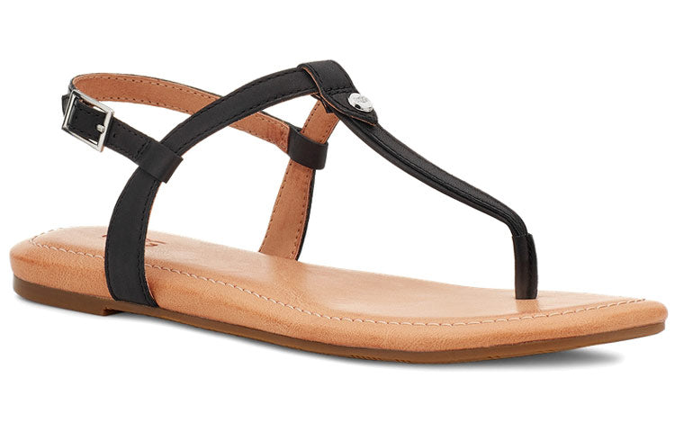 (WMNS) UGG Madeena Sandals Black Brown 1119759-BLLE