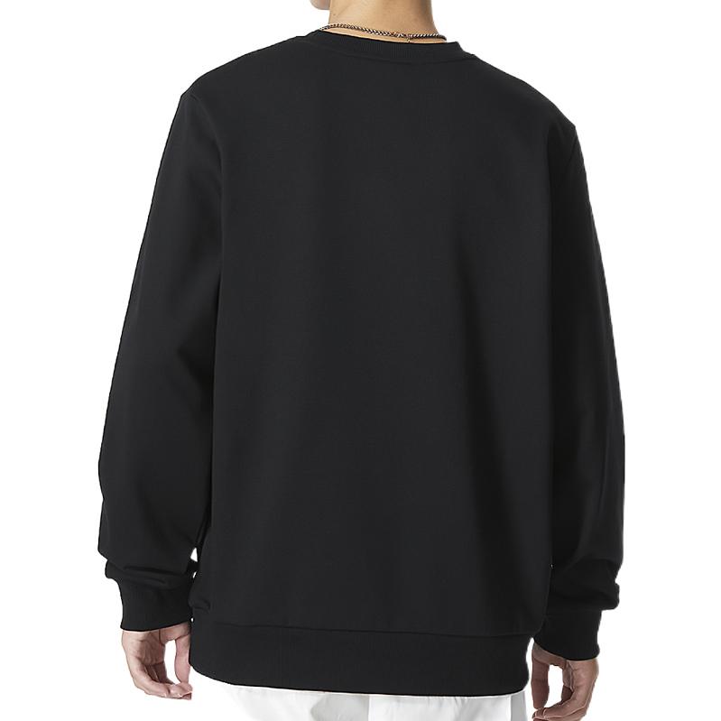 Skechers Pullover Casual Long Sleeve Sweatshirt 'Black White' L322U127-0018