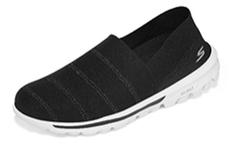 (WMNS) Skechers Go Walk 'Black White' 124463-BKW