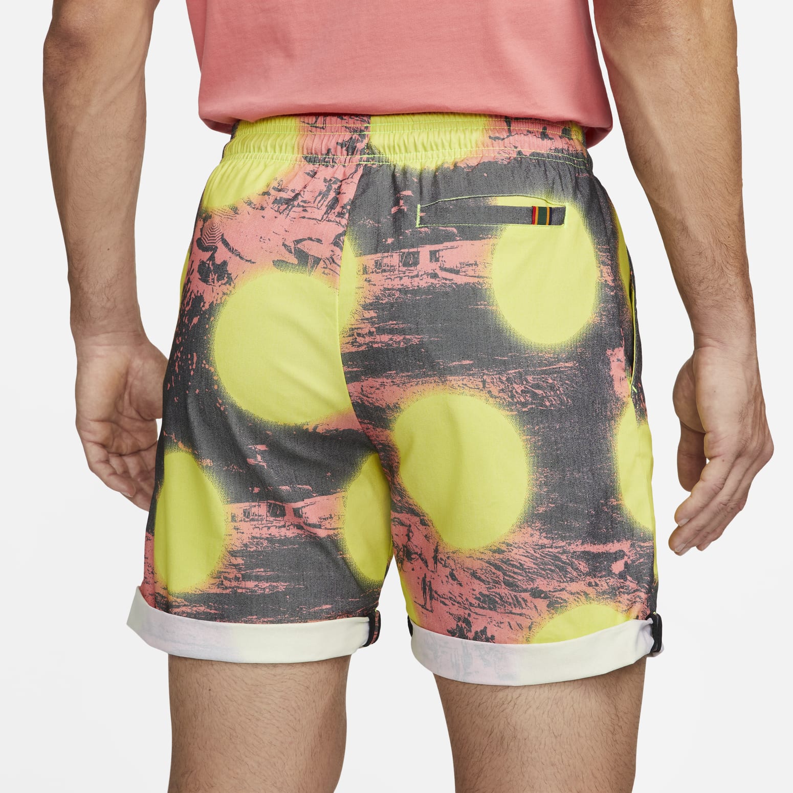 Nike Dri-fit Printed Heritage Shorts 'Volt' DV9111-702