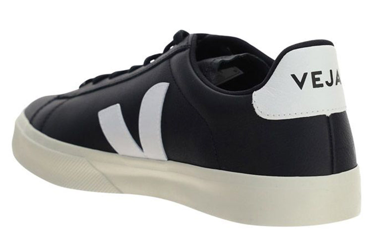 Veja Campo Leather Lace-Up 'Black White' CP0501215