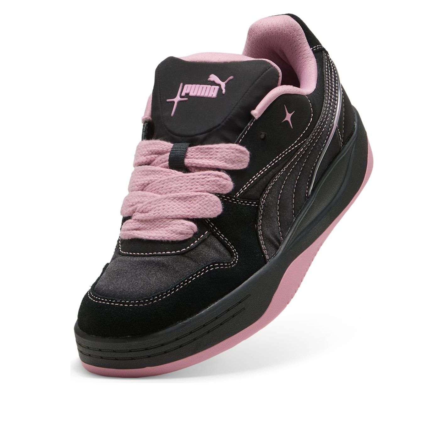 (WMNS) PUMA Park Luna Satin 'Princess Black Newlywed Pink' 402514-02