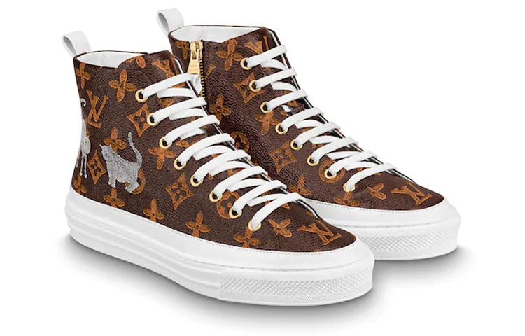 (WMNS) LOUIS VUITTON LV Stellar Sports Shoes Browm 1A52O