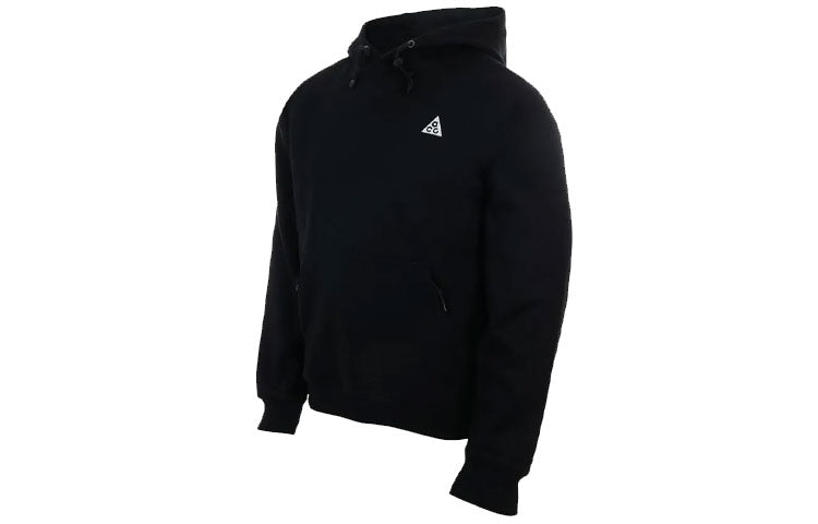 Nike ACG Casual Embroidered Logo hooded Pullover Long Sleeves Black CW4490-013
