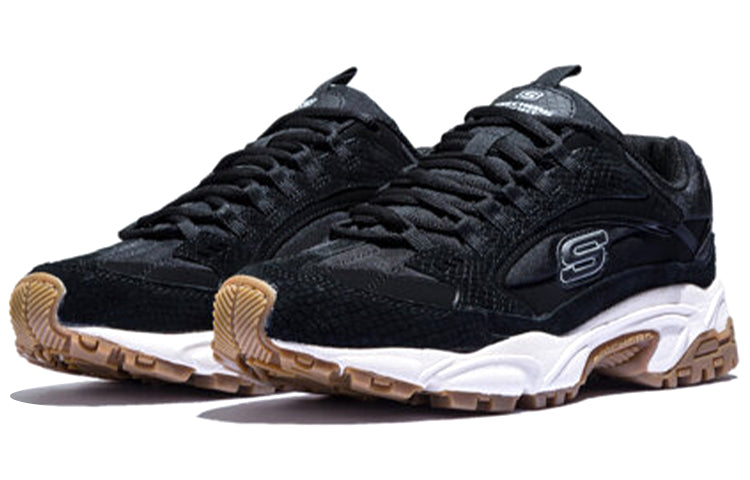Skechers Stamina Sneakers Black/White/Brown 51710-BKW