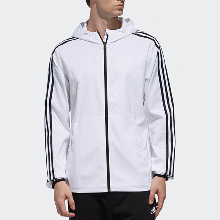 adidas WB CLASSIC 3S Tatting Jacket Men White DW4620