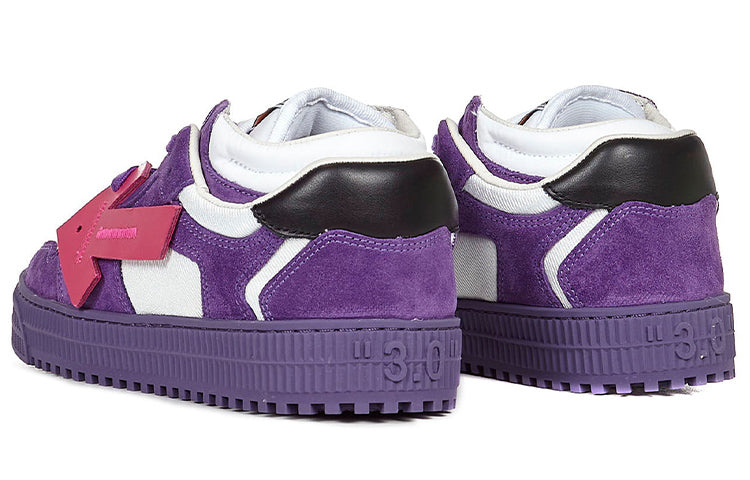 Off-White Floating Arrow Low-Top Sneakers 'Purple Pink White' OMIA151F21LEA0013532