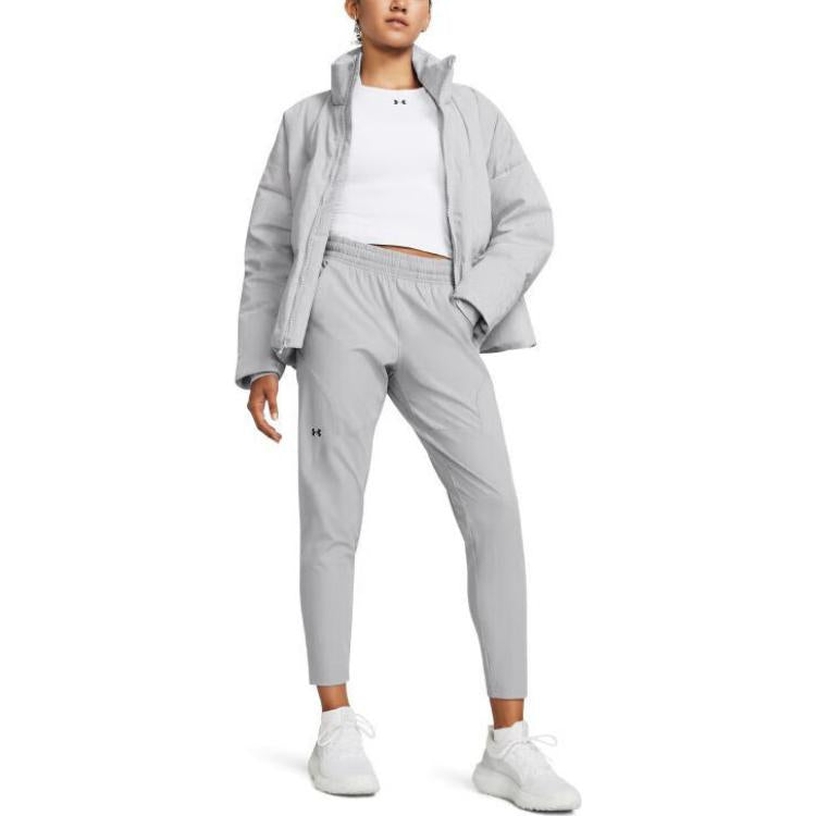 (WMNS) Under Armour ColdGear Infrared Down Puffer Jacket 'Halo Grey' 1378859-014