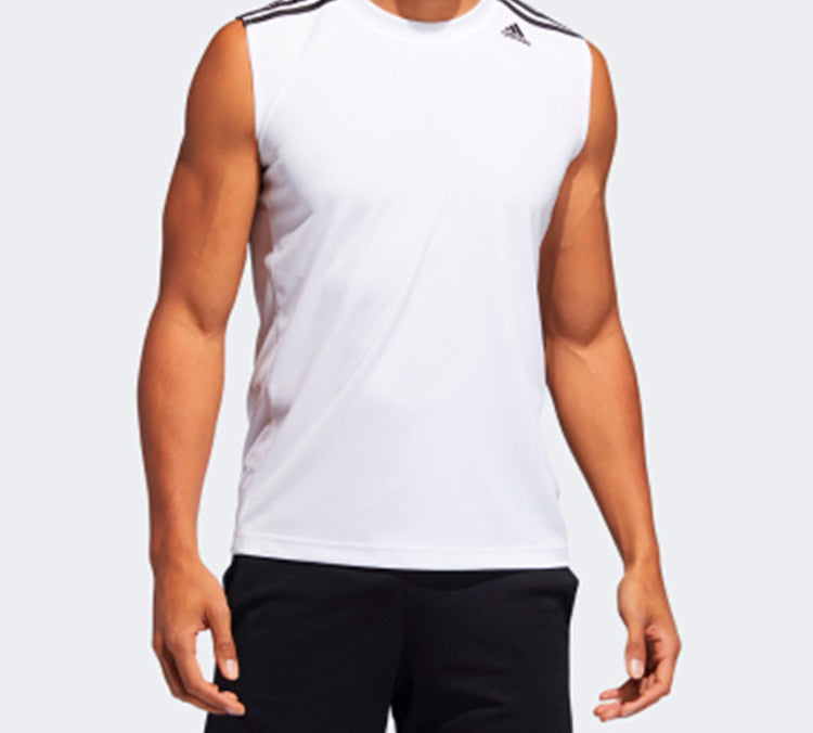 adidas All World SL Basketball Sports Vest White S87241