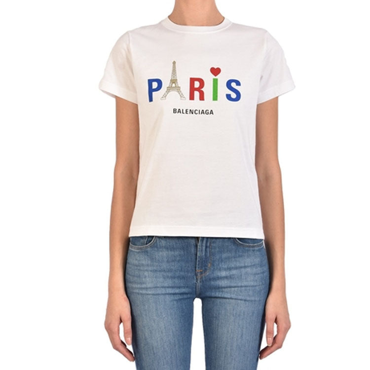 Balenciaga Paris T-Shirt 578133TGV439000