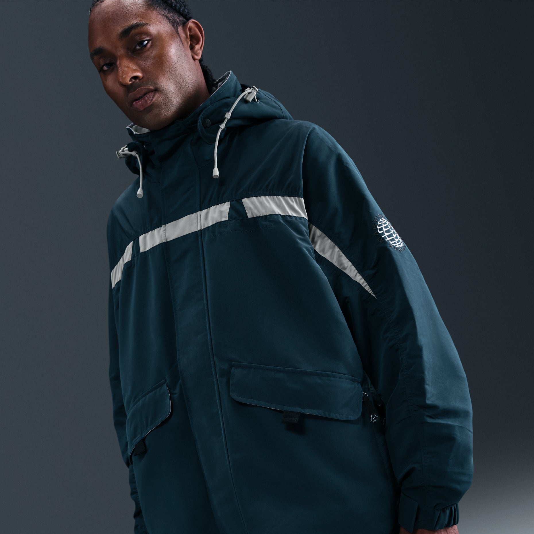 Nike x Martine Rose Ski Parka 'Navy' HM9035-478
