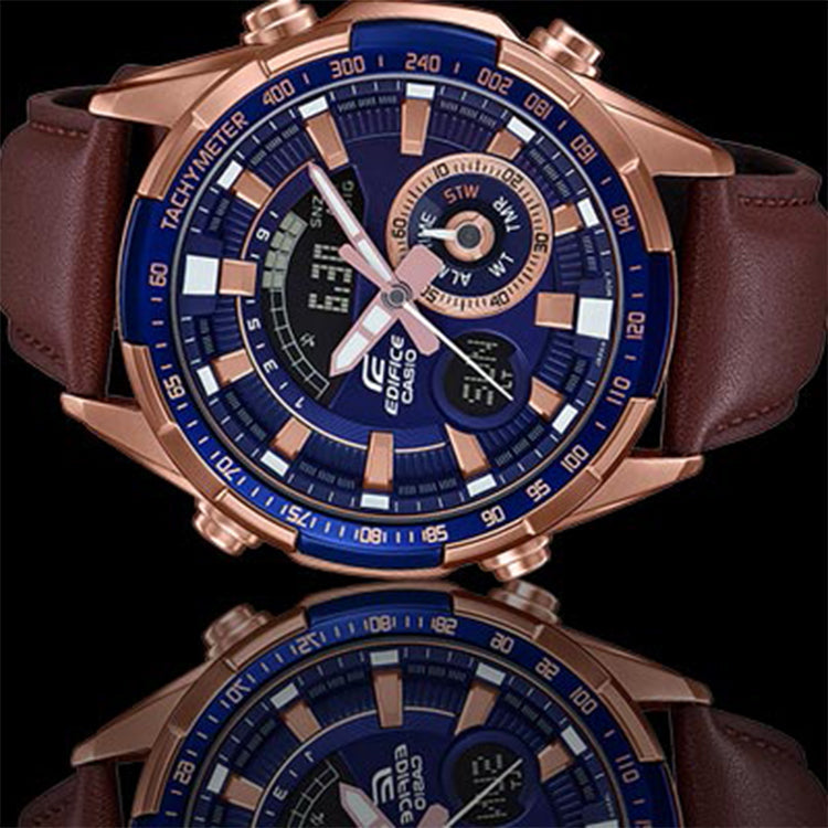 CASIO EDIFICE Serieses Men's Coffee Mens Brown Analog ERA-600GL-2A