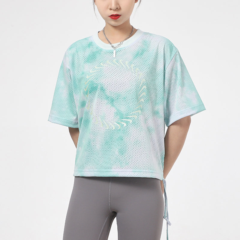 (WMNS) Nike Sportswear Icon Clash Printing Round-neck Green CZ9325-342