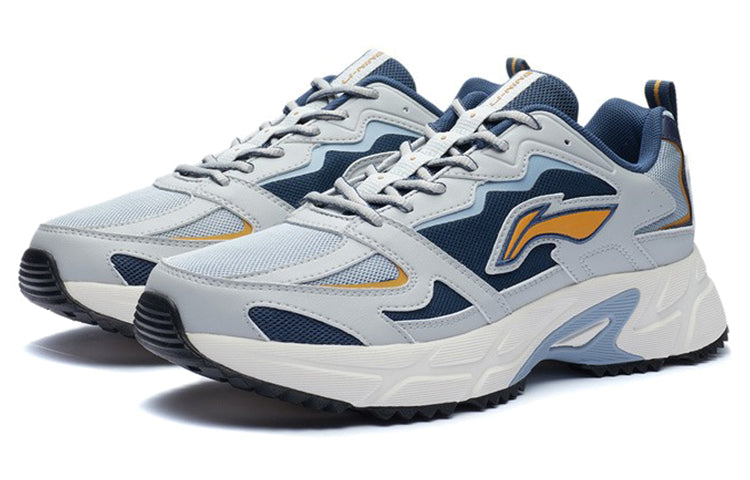 Li-Ning Retro Running Shoes 'Grey Blue' ARLQ001-8