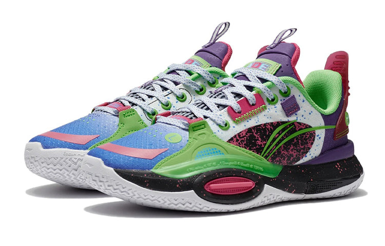 (GS) Li-Ning Wade All City 10 V1 'Green. Purple' YKBS012-5