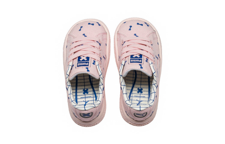 (PS) Tinny Cottons x PUMA Basket Cvs Ps Sneakers Pink 364559-03