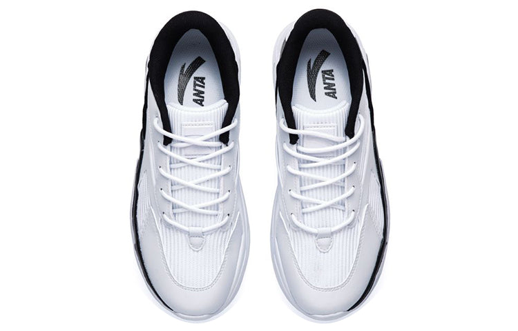 (WMNS) ANTA Leisure Dad Shoes 'White Black' 12818852-6