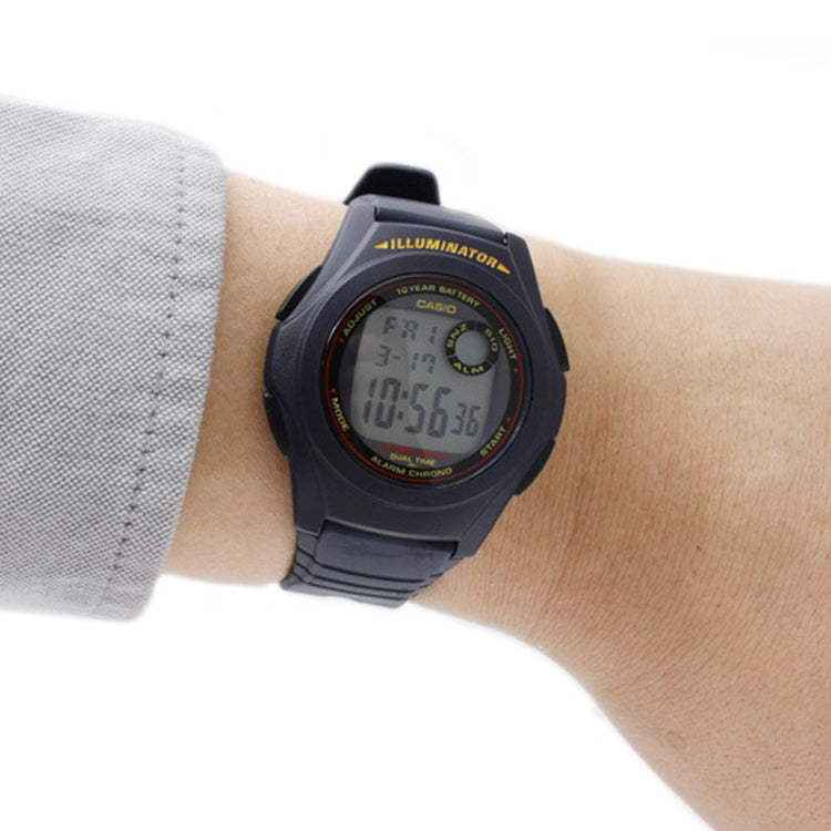 CASIO Sports Unisex Mens Purple Digital F-200W-2A