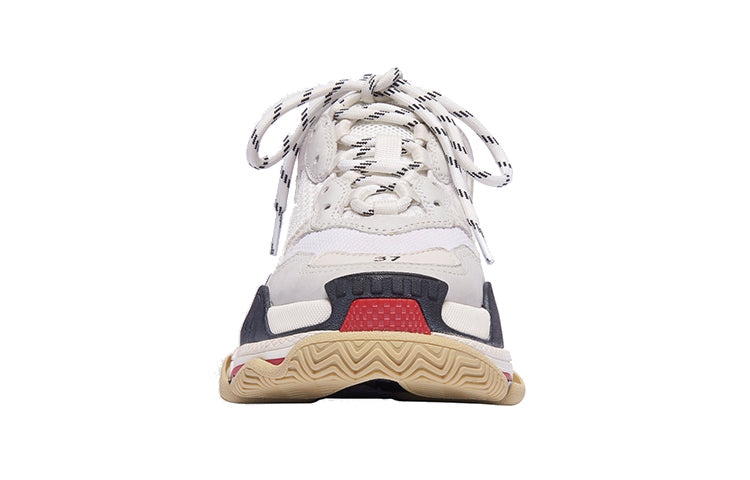 (WMNS) Balenciaga Triple S 'White Black Red' 2019 524037W09E19000