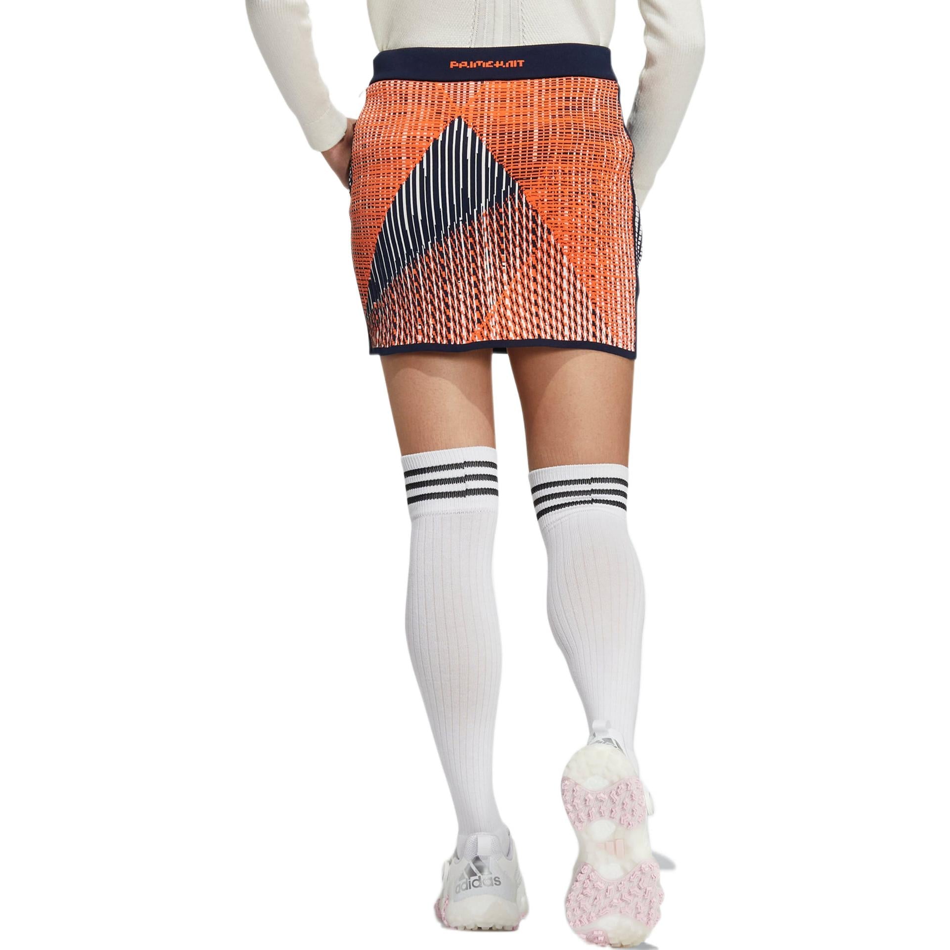 (WMNS) adidas statement Skirt Asia Sizing 'Orange' HG1686