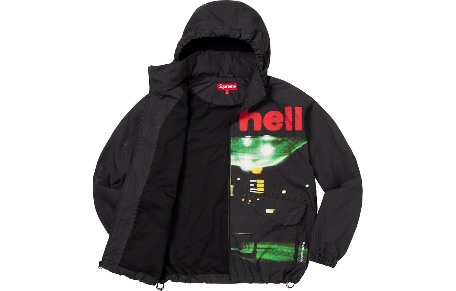 Supreme FW23 Week12 FW23 High Density Cotton Jacket 'Black' SUP-FW23-191