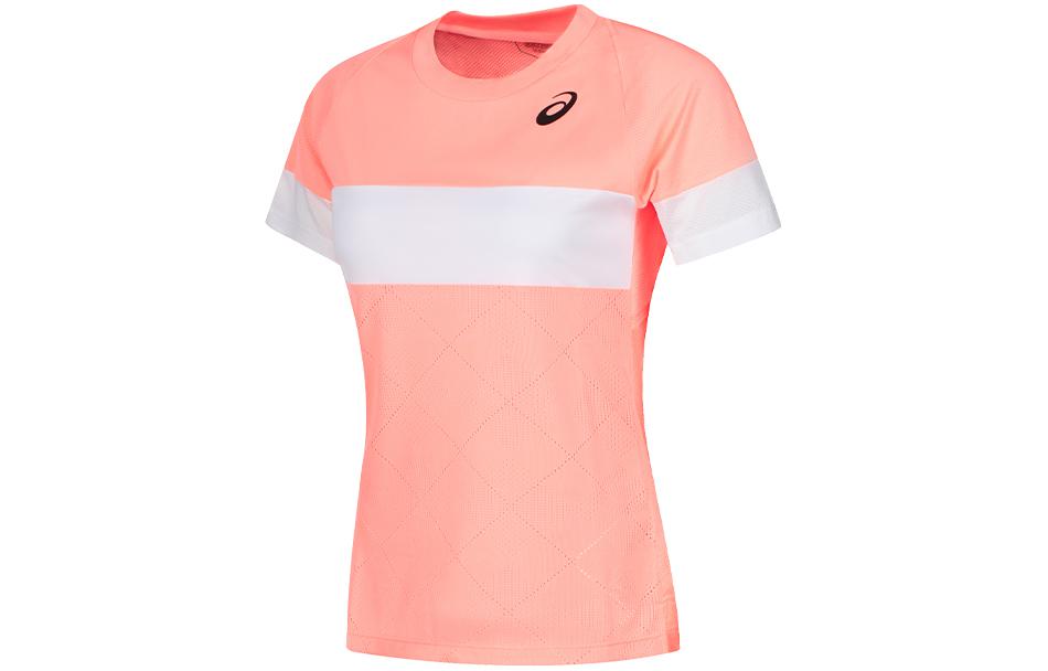 (WMNS) ASICS Game Short Sleeved Top 'Sun Coral' 2042A301-702