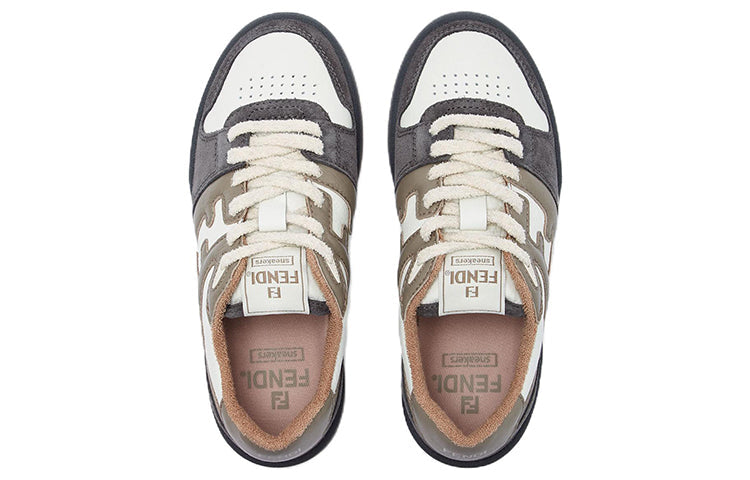 (WMNS) FENDI Match Low Top 'Beige Brown' 8E8252AI1NF1IJF