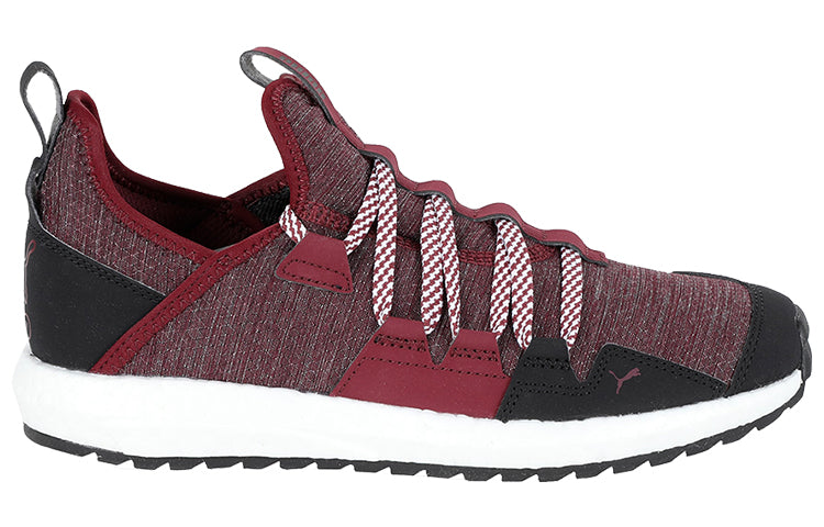 (WMNS) PUMA Mega Nrgy Trail Low Running Shoes Black/Red/White 191202-02