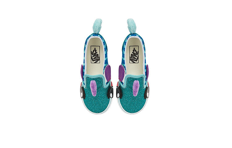 (TD) Vans Slip-On V Seahorse 'Aqua Sky' VN0005WNNAX
