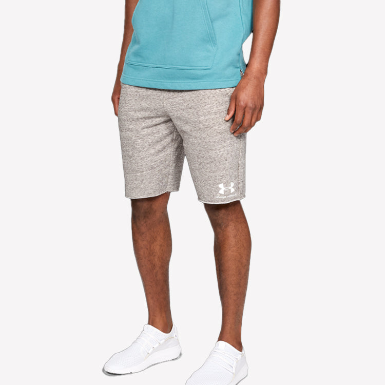Under Armour Sportstyle Terry Stretch Waist Shorts 'Light Grey' 1329288-112
