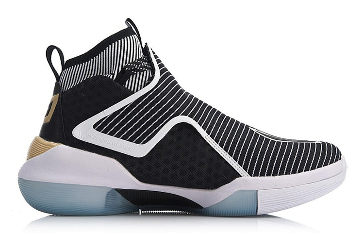Li-Ning Yushuai 12 High-Top 'Black Gold' ABAN049-2