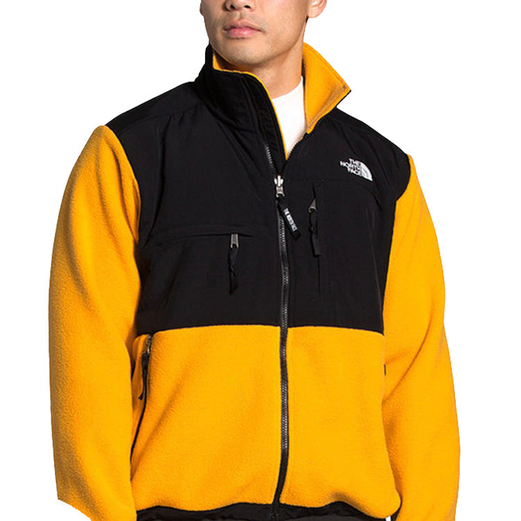 Men's THE NORTH FACE 1995Denali Contrasting Colors Fleece Jacket Yellow 4UD2-56P