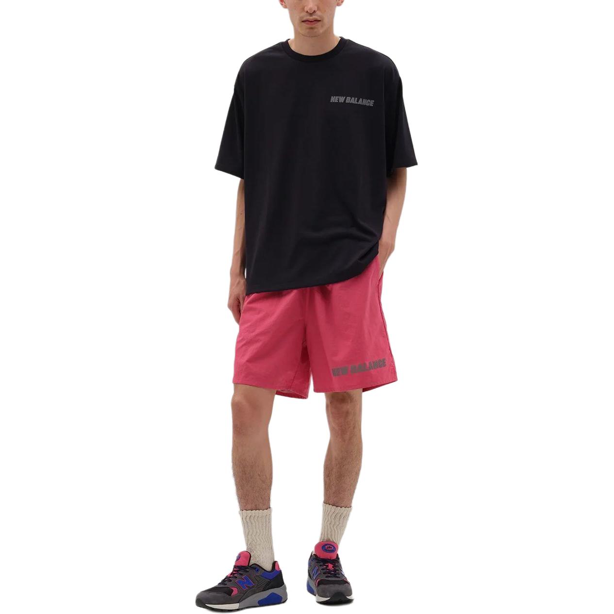 New Balance MET24 Reflection NB Logo T-Shirt Asia Sizing 'Black' AMT45005-BK