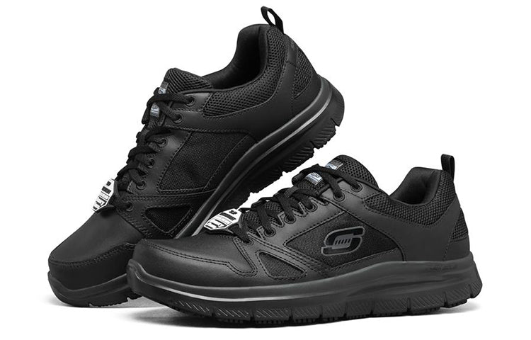 Skechers Flex-Glow Low-Top Black 77040-BLK