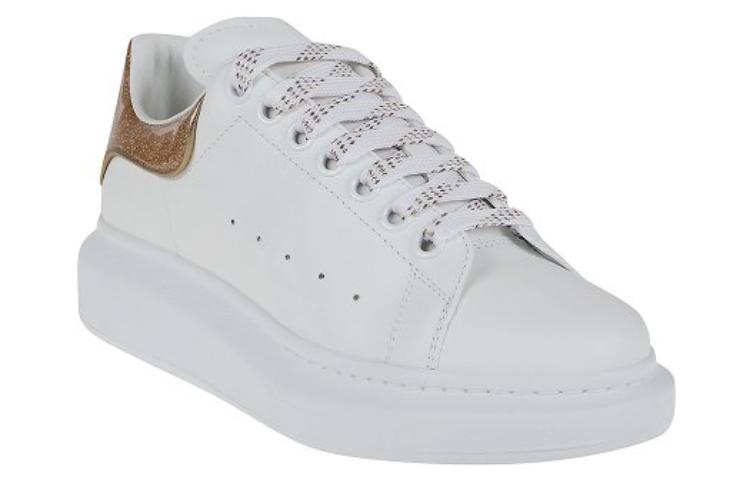 (WMNS) Alexander McQueen Oversize Sole Shoes 'White Gold' 718239WICGJ9053