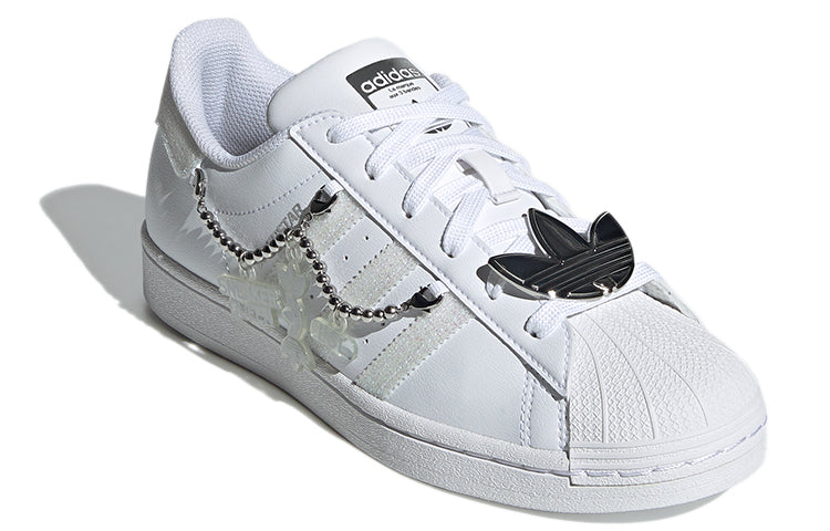 (WMNS) adidas originals Superstar For White/Silver/Grey GZ8404