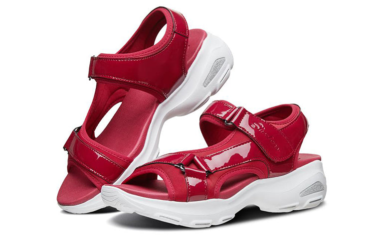 (WMNS) Skechers D'lites Ultra 'Red White' 32381-RED
