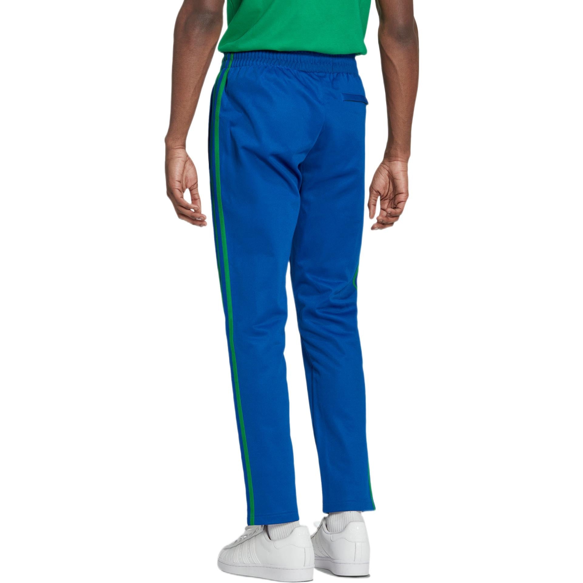 Men's adidas originals Striped Tp Side Classic Logo Printing Straight Sports Pants/Trousers/Joggers Autumn Blue IB3429