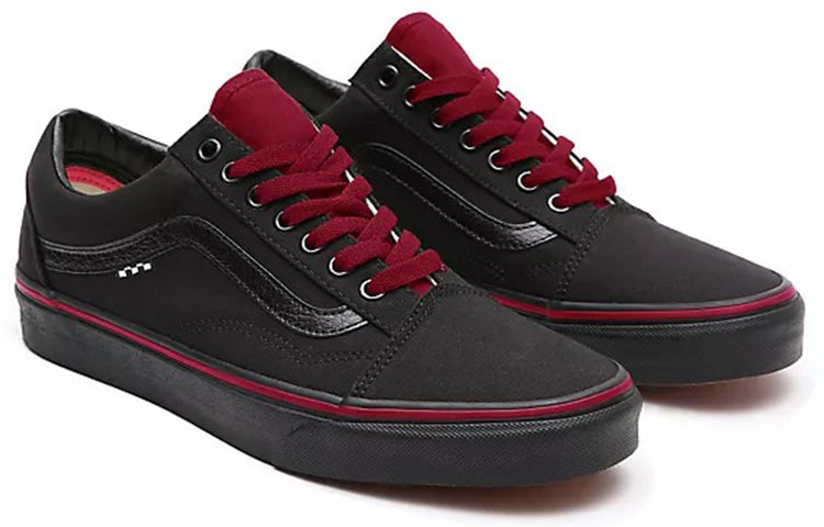 Vans Customs Old Skool Skate 'Black Red' VN0A3CST017
