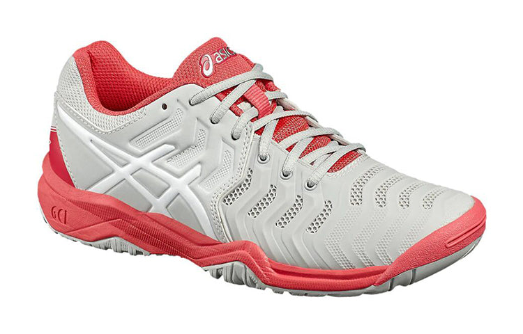 (GS) ASICS Gel-Resolution 7 'Grey Red' C700Y-9601