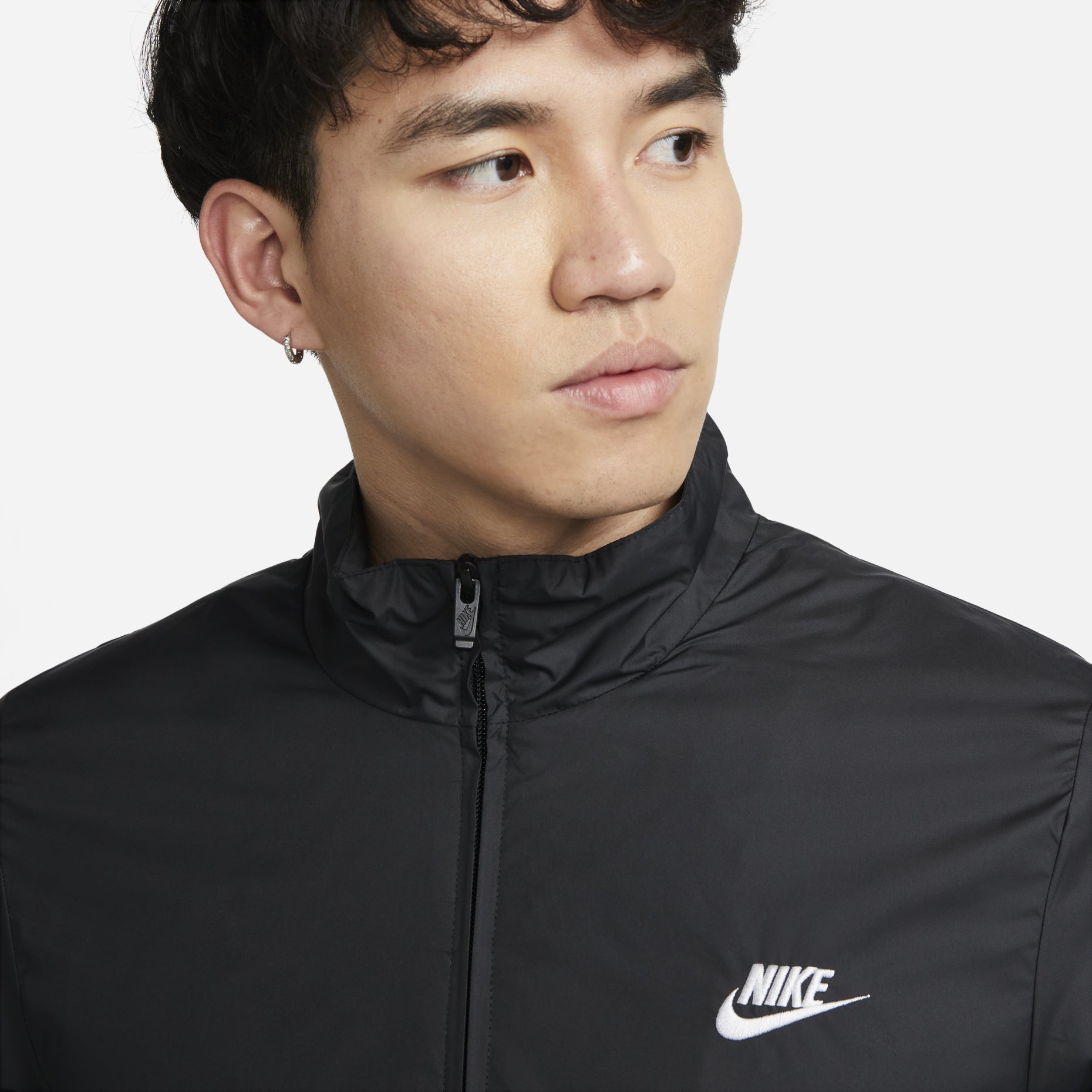 Nike Club+ Full Zip Woven Jacket 'Black' DX0673-010