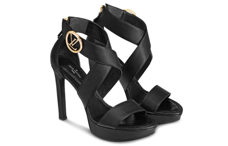(WMNS) LOUIS VUITTON LV Horizon Platform Cross 'Black' 1A5BLU