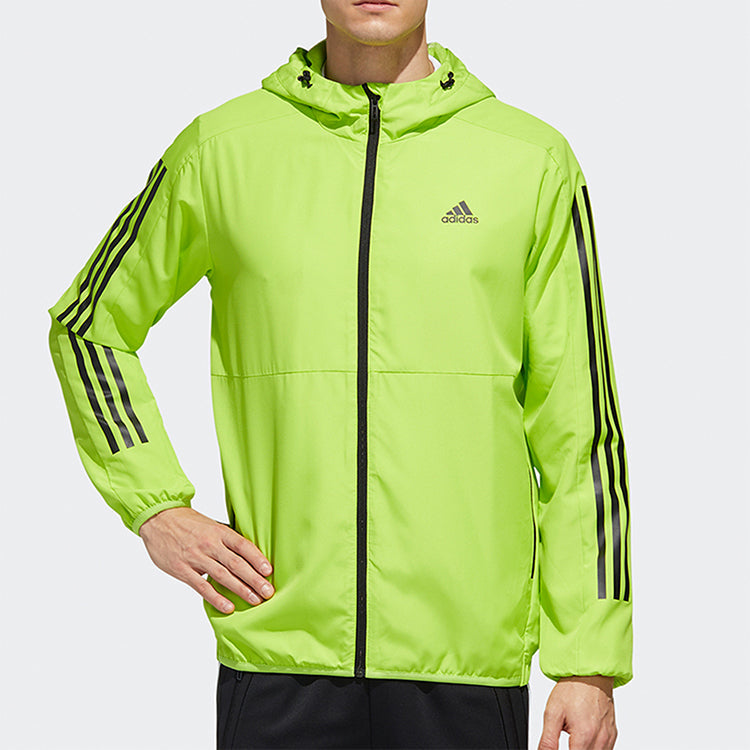 adidas Casual Sports Jacket Fluorescent Green GF3963