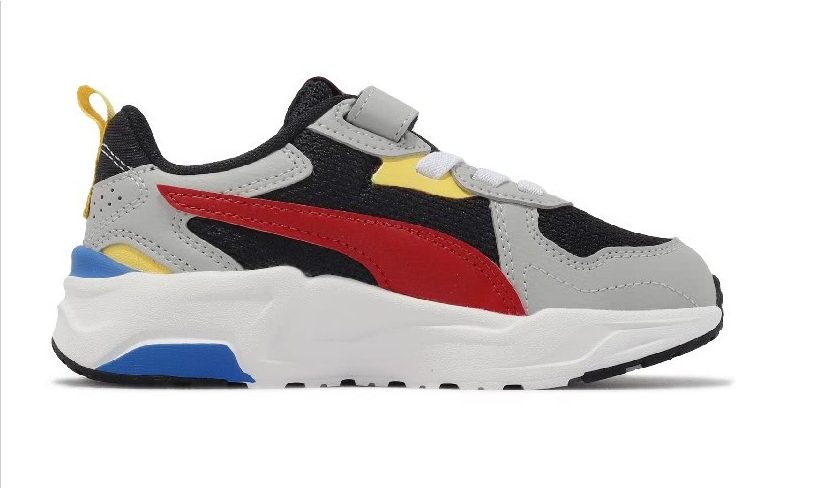 (PS) PUMA Trinity Lite AC 'Grey Black Red' 391480-07