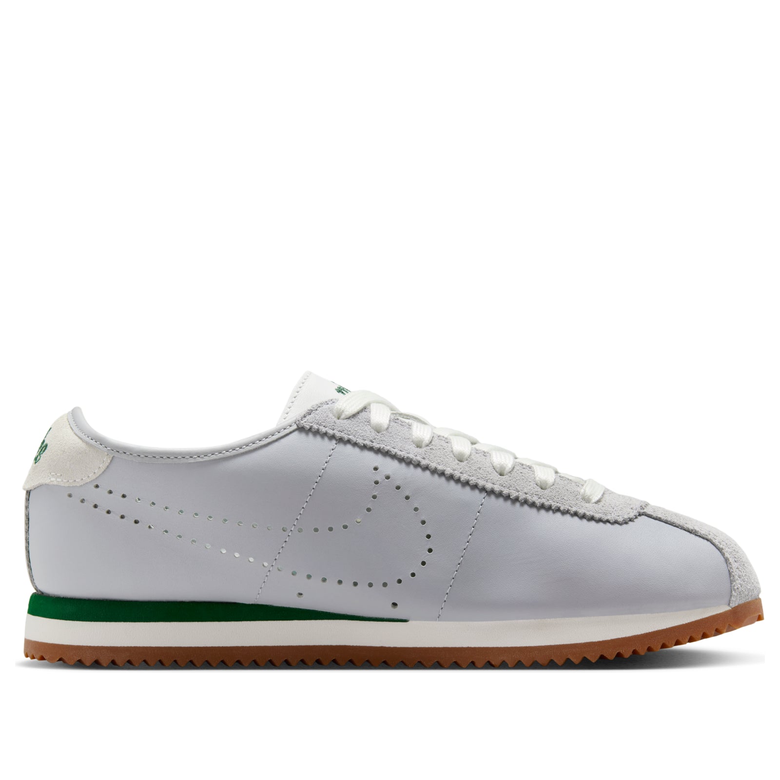 (WMNS) Nike Cortez Leather 'Wolf Grey Summit White Green Gum' HQ1841-001
